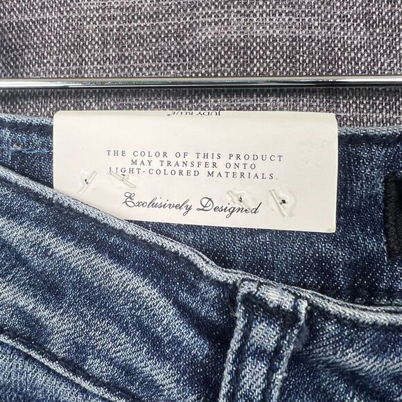 NWT Judy Blue Star Embroidered High Rise Trouser Flare Jeans Sz 1 Waist 25 - Picture 10 of 12
